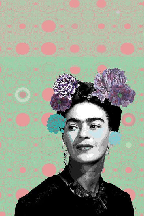 Frida Smiling by Fanitsa Petrou wall art