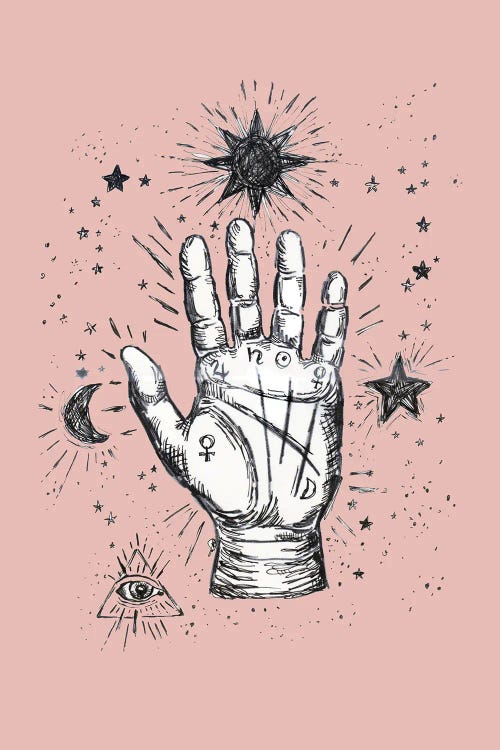 Palmistry Hand by Fanitsa Petrou wall art