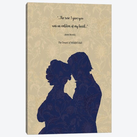Anne Brontë Quote - The Tenant Of Wildfell Hall Canvas Print #FPT43} by Fanitsa Petrou Canvas Artwork