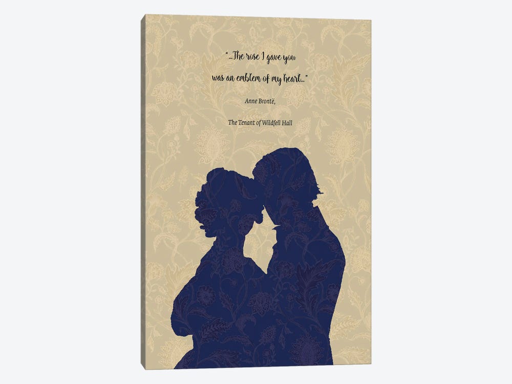 Anne Brontë Quote - The Tenant Of Wildfell Hall by Fanitsa Petrou 1-piece Art Print