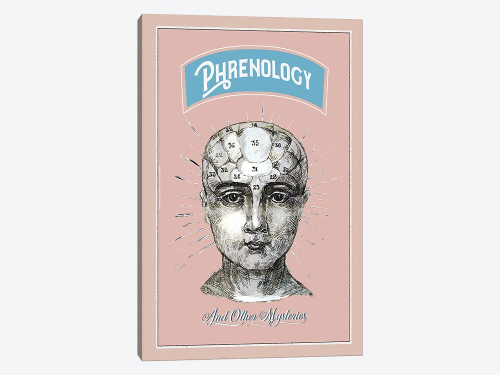 Phrenology And Other Mysteries by Fanitsa Petrou 1-piece Art Print