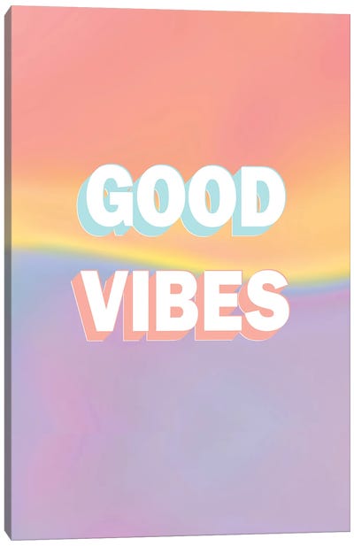 Good Vibes II Canvas Art Print - Y2K