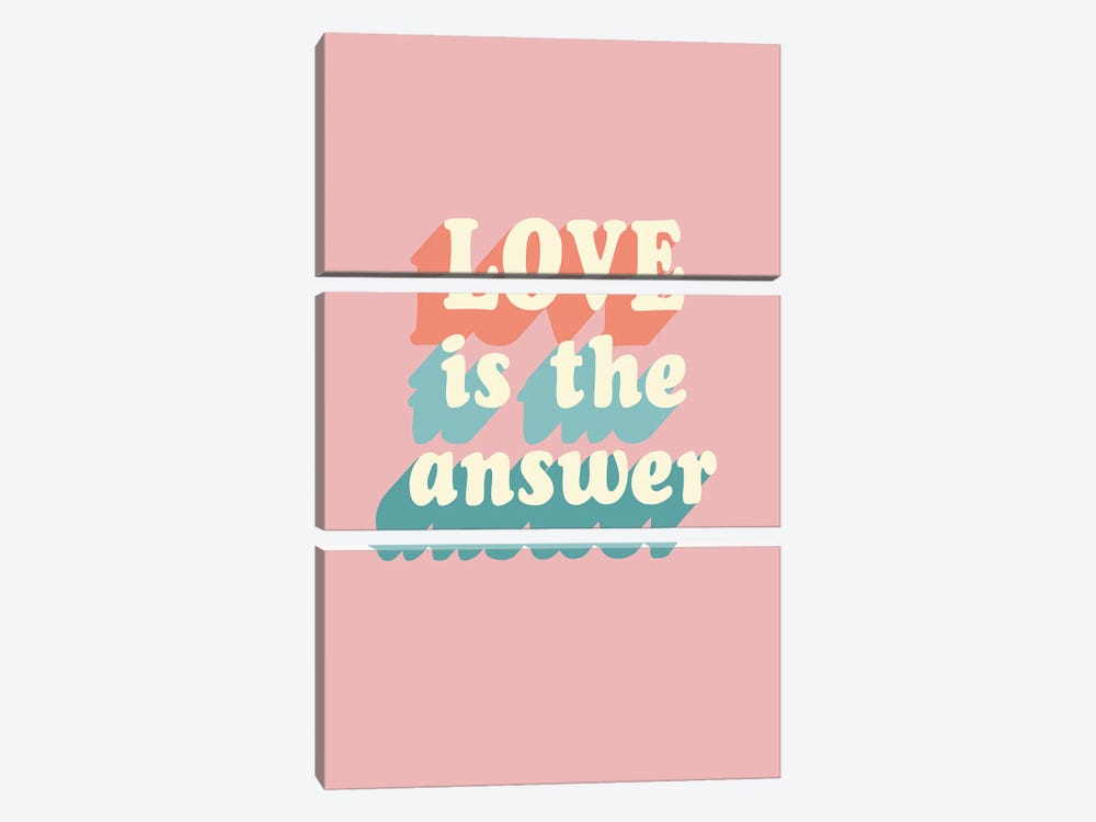 Love Is The Answer by Fanitsa Petrou 3-piece Canvas Artwork