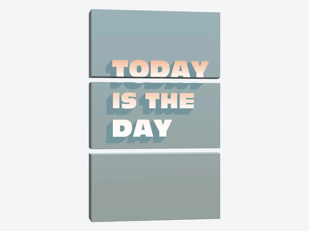 Today Is The Day by Fanitsa Petrou 3-piece Canvas Art Print