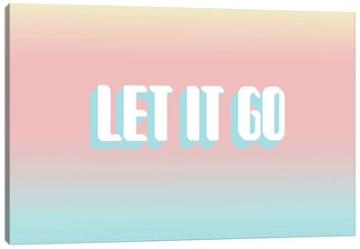 Let It Go Canvas Art Print - Y2K