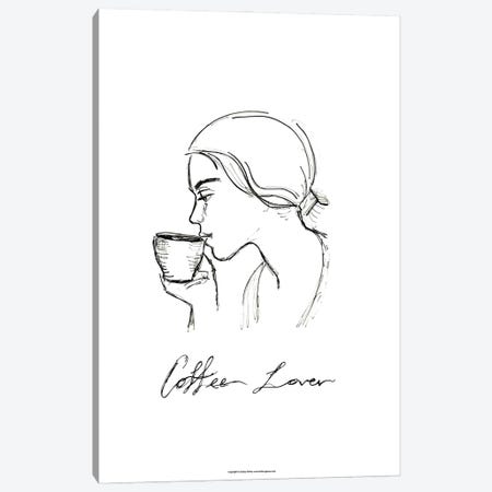 Coffee Lover Canvas Print #FPT459} by Fanitsa Petrou Canvas Print