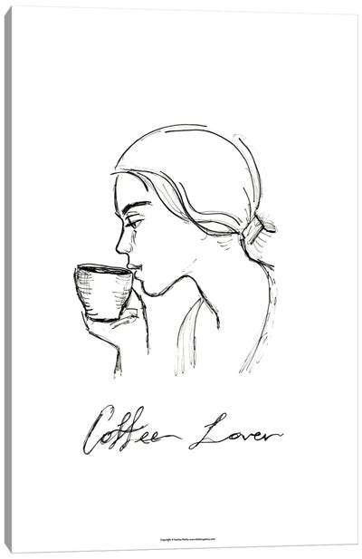Coffee Lover Canvas Art Print - Fanitsa Petrou