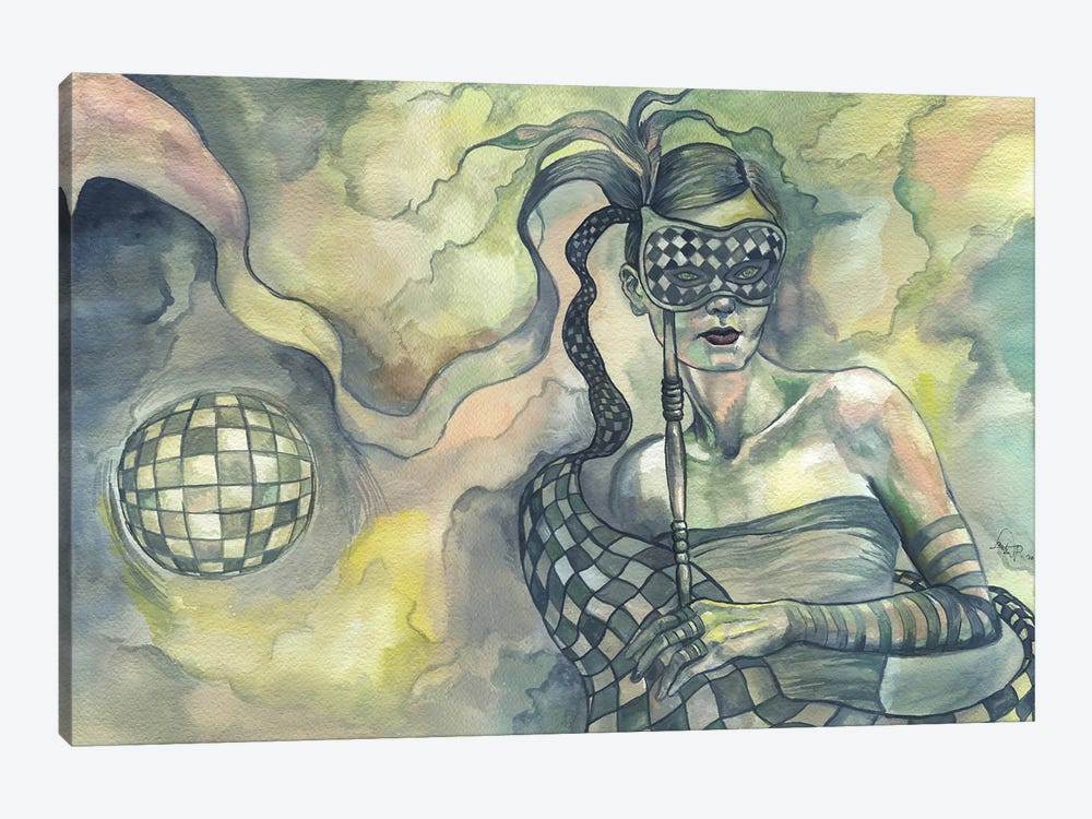 The Mask by Fanitsa Petrou 1-piece Canvas Print