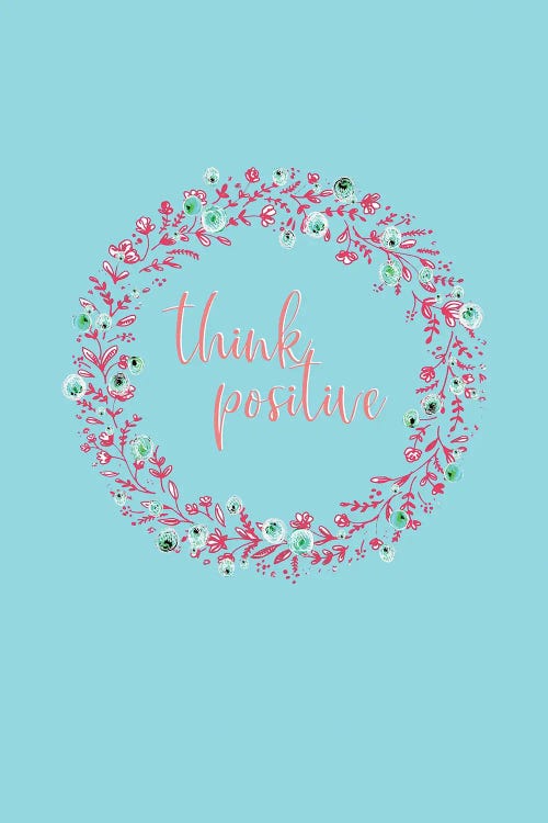 Think Positive by Fanitsa Petrou wall art