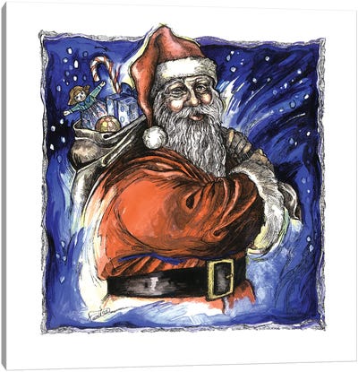 Santa Claus Canvas Art Print - Fanitsa Petrou