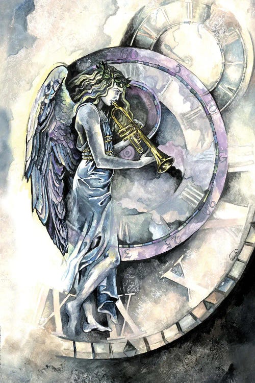 Angel Of Time by Fanitsa Petrou wall art