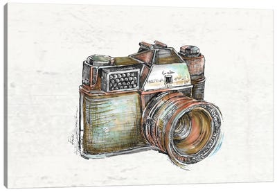 Analog Camera Gift For Photographer Canvas Art Print - Fanitsa Petrou