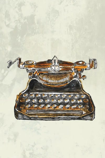 Fanitsa Petrou: Vintage Typewriter by Fanitsa Petrou