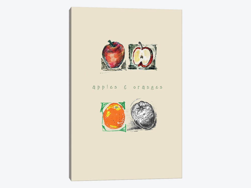 Apples And Oranges by Fanitsa Petrou 1-piece Art Print