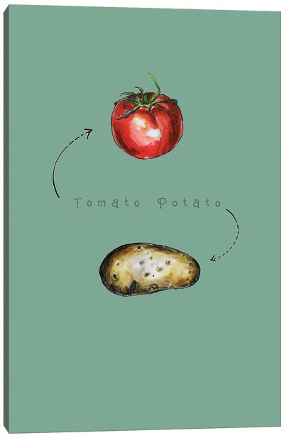 Tomato Potato Canvas Art Print - Fanitsa Petrou