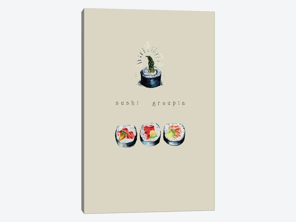 Sushi Groupie by Fanitsa Petrou 1-piece Art Print
