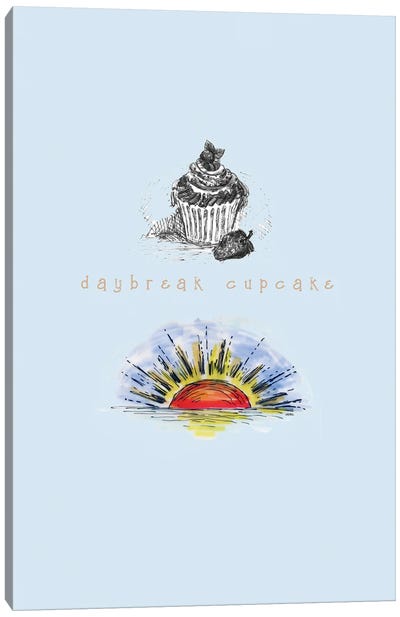 Daybreak Cupcake Canvas Art Print - Cake & Cupcake Art