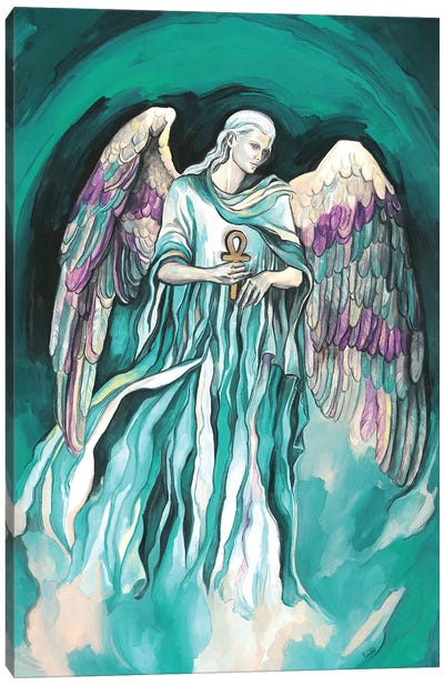 The Seven Archangels - Archangel Raphael Canvas Art Print - Fanitsa Petrou