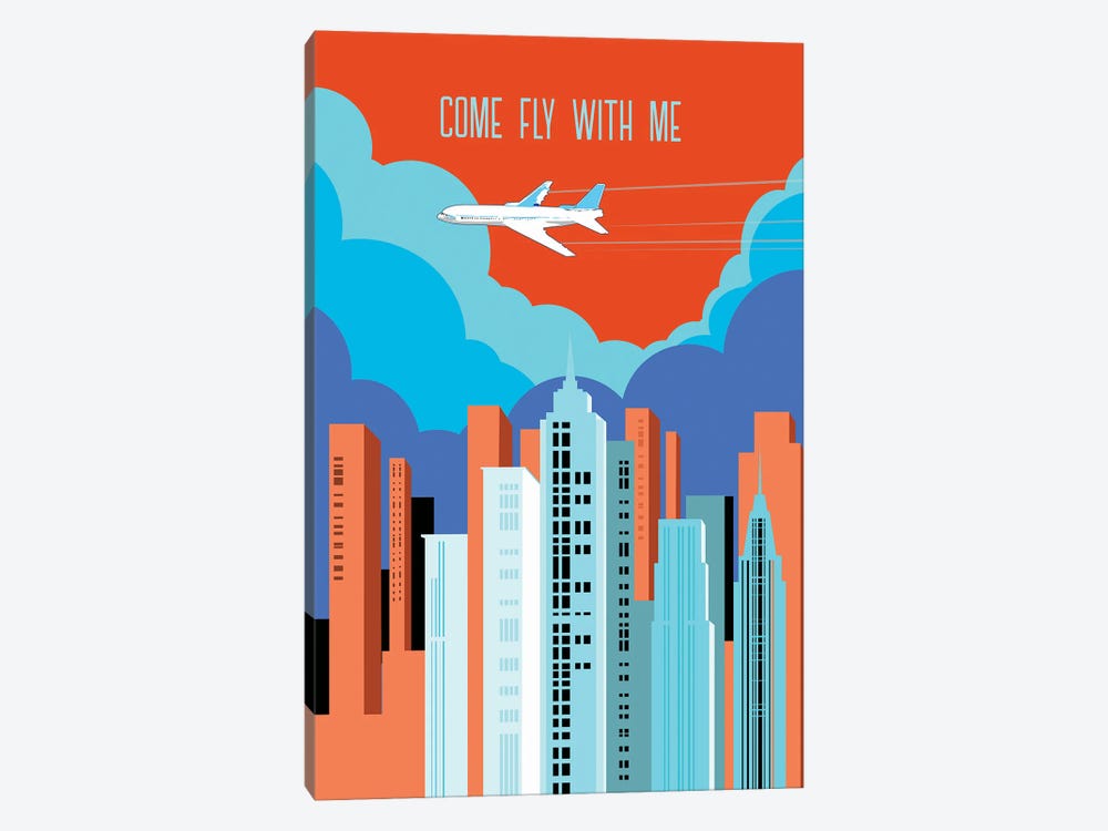 Come Fly With Me by Fanitsa Petrou 1-piece Canvas Art