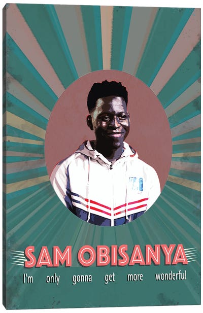 Sam Obisanya - Ted Lasso Canvas Art Print - Sitcoms & Comedy TV Show Art