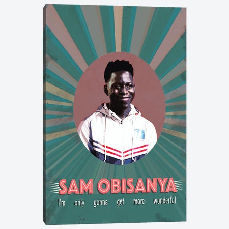 Sam Obisanya - Ted Lasso Canvas Print #FPT540} by Fanitsa Petrou Art Print