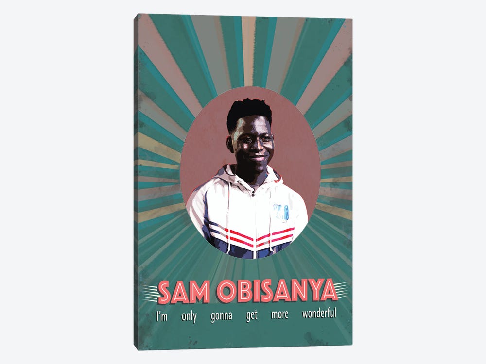 Sam Obisanya - Ted Lasso by Fanitsa Petrou 1-piece Canvas Artwork