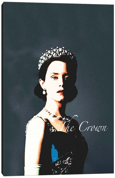The Crown Fan Art V Canvas Art Print - Kings & Queens
