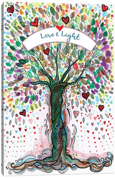 Love and Light Canvas Art Print - Fanitsa Petrou