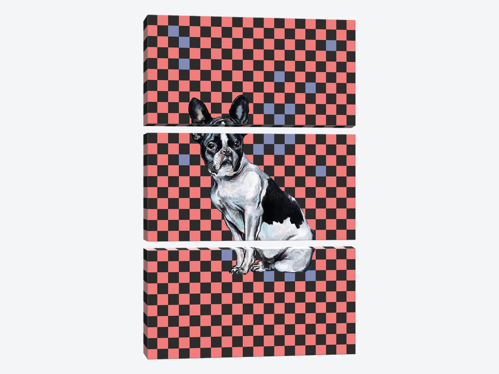 French Bulldog by Fanitsa Petrou 3-piece Art Print
