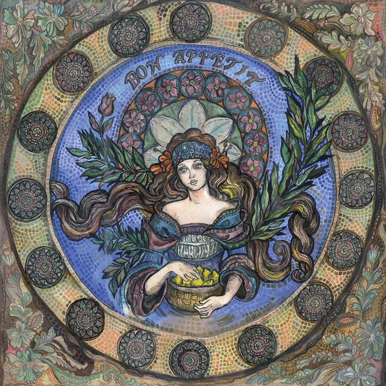 Bon Appétit II by Fanitsa Petrou wall art