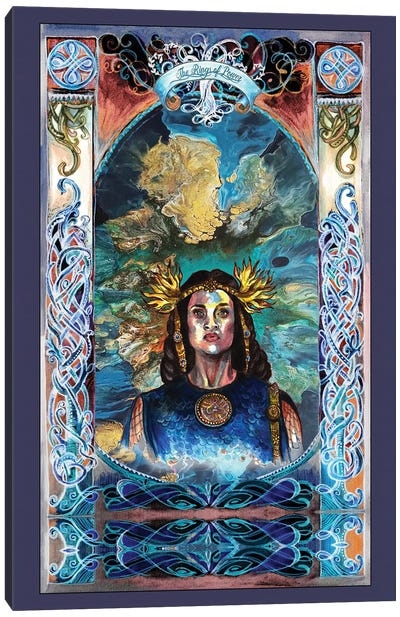 Lord Of The Rings - The Rings Of Power - Queen Regent Miriel Canvas Art Print - Fanitsa Petrou