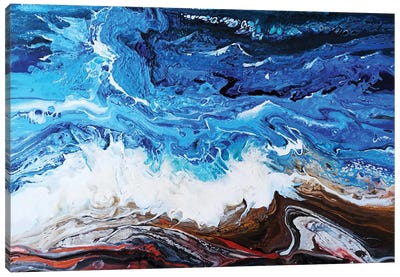 The Wave Canvas Art Print - Fanitsa Petrou