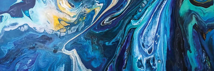 Abstract - Aquatic Ii by Fanitsa Petrou wall art