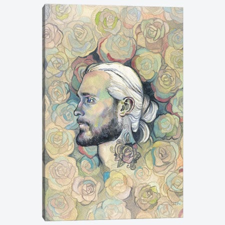 Rose Tattoo - Hipster Chic Canvas Print #FPT62} by Fanitsa Petrou Canvas Art
