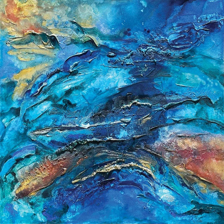 Memories Of The Sea - Abstract Seascape