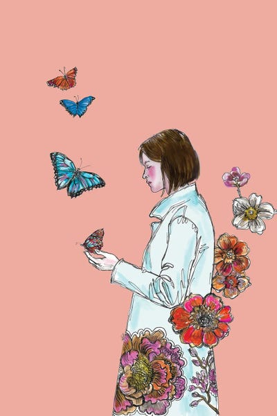 Butterflies And Flowers