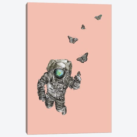 Astronaut - Space Butterflies II Canvas Print #FPT84} by Fanitsa Petrou Canvas Print