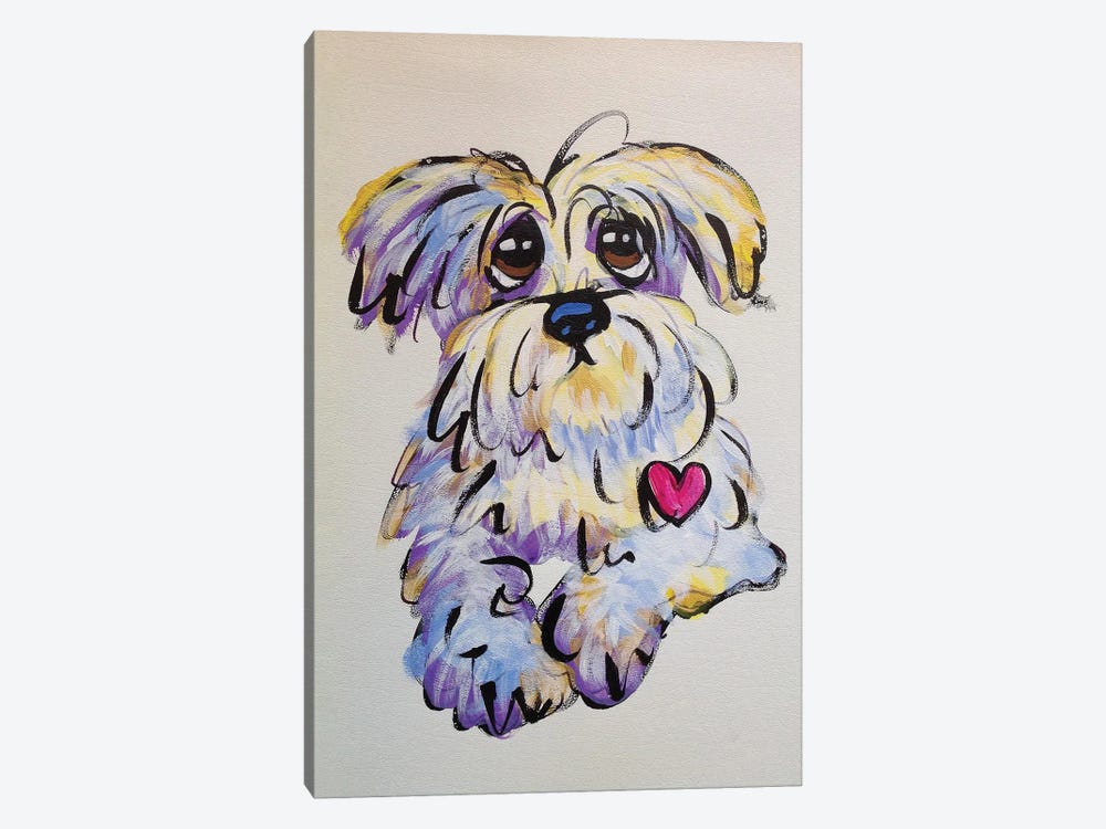 Dog I by Faux Paw Petique, By Debby Carman 1-piece Canvas Print
