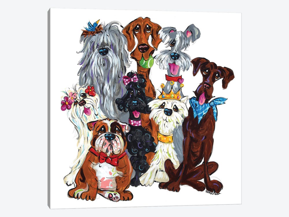 Best Of Show by Faux Paw Petique, By Debby Carman 1-piece Canvas Wall Art