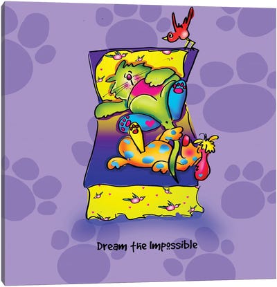 Dream The Impossible Canvas Art Print
