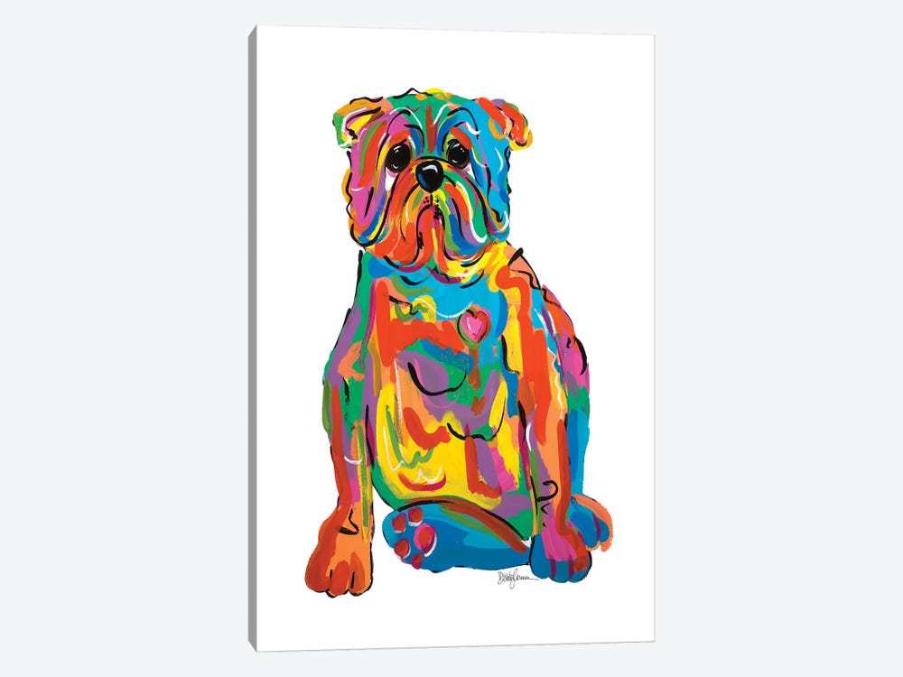 Mr. Dog by Faux Paw Petique, By Debby Carman 1-piece Canvas Artwork