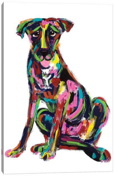 Inside Dog Canvas Art Print