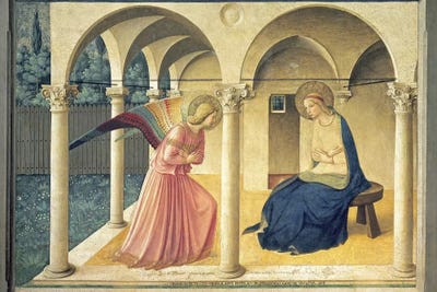 The Annunciation, Convent Of San Marco In F - Art Print | Fra Angelico