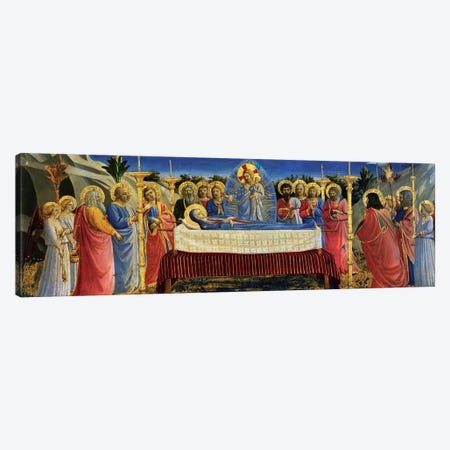 Death Of The Virgin, c.1432 Canvas Print #FRA21} by Fra Angelico Canvas Art