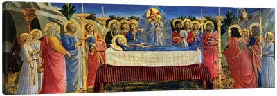 Death Of The Virgin, c.1432 Canvas Art Print - Virgin Mary