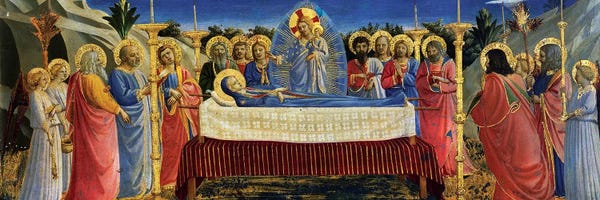 Renaissance: Death Of The Virgin, c.1432 by Fra Angelico