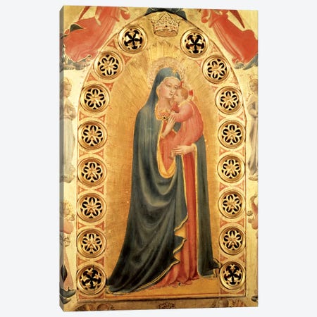 Madonna of the Stars   Canvas Print #FRA24} by Fra Angelico Art Print