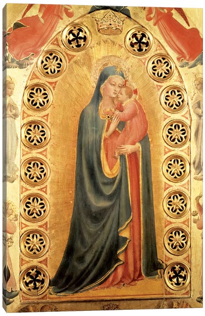 Madonna of the Stars   Canvas Art Print - Fra Angelico