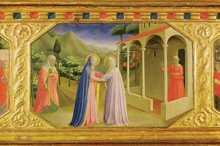 Visitation, from the predella of the Annunciation Alterpiece, c.1430-32 