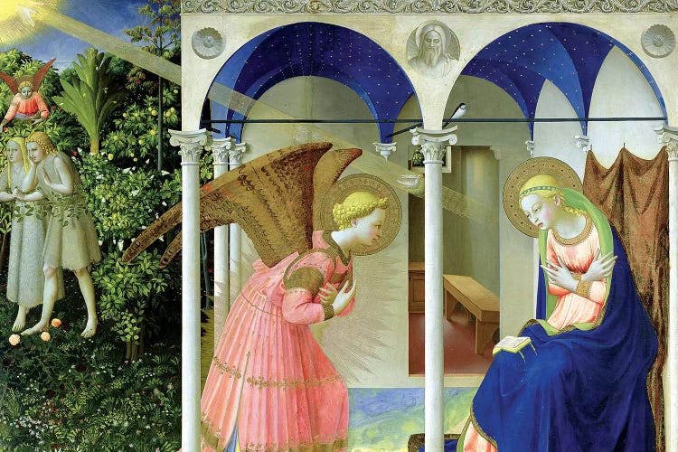 The Annunciation, Convent of Santo Domenico in Fiesole, 1426 (Museo del Prado)